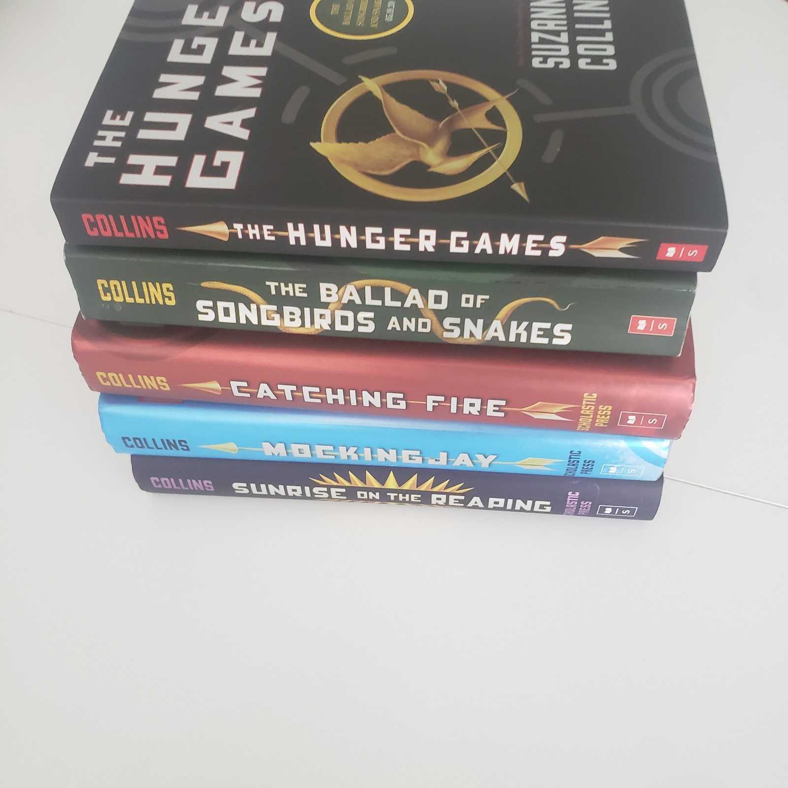Complete Series Hunger Games Books 1-5 Hardcover/SC Lot VERY GOOD Read Desc.