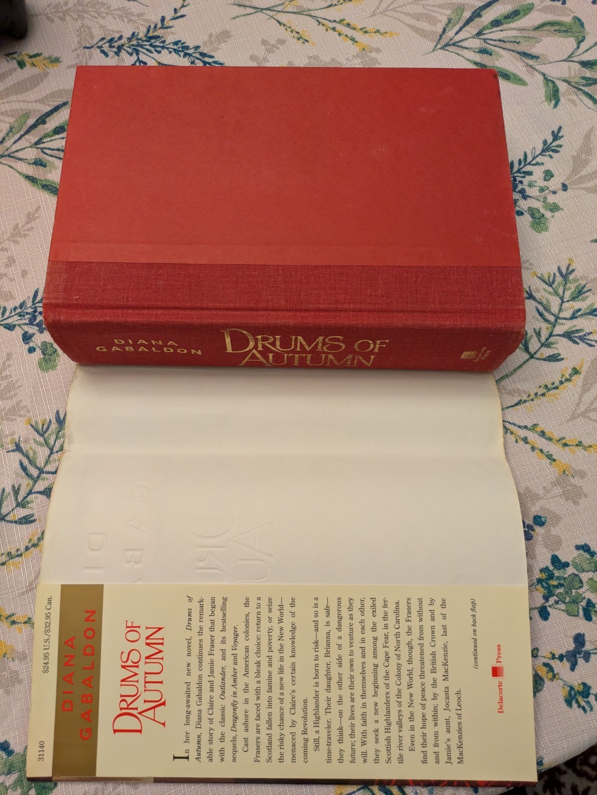Drums Of Autumn By Diana Gabaldon Printing 1997 1st Edition Outlander Hardcover