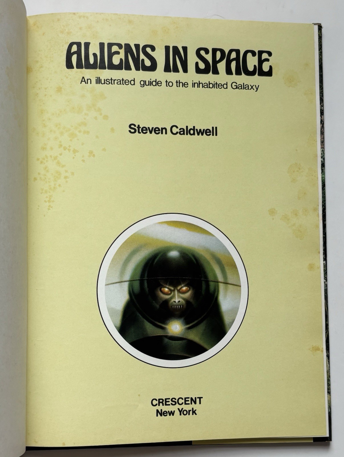 Aliens In Space by Steven Caldwell (Hardcover, 1979) Galactic Encounters Sci-Fi
