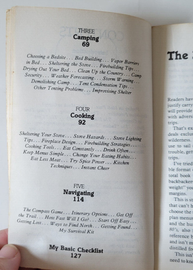 The 2 Oz. Backpacker: A Problem Solving Manual for Use in the Wilds by Wood, Rob