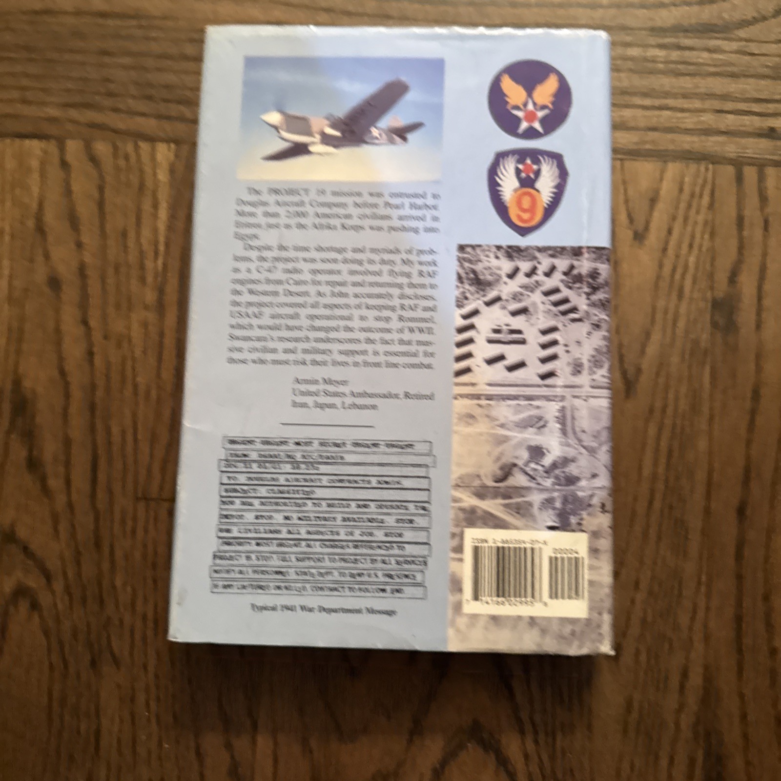 SIGNED Project 19 A Mission Most Secret Hardcover John Swancara