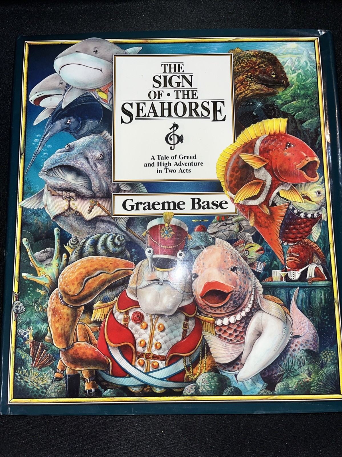 Sign of the Seahorse by Graeme Base (1992, Hardcover)