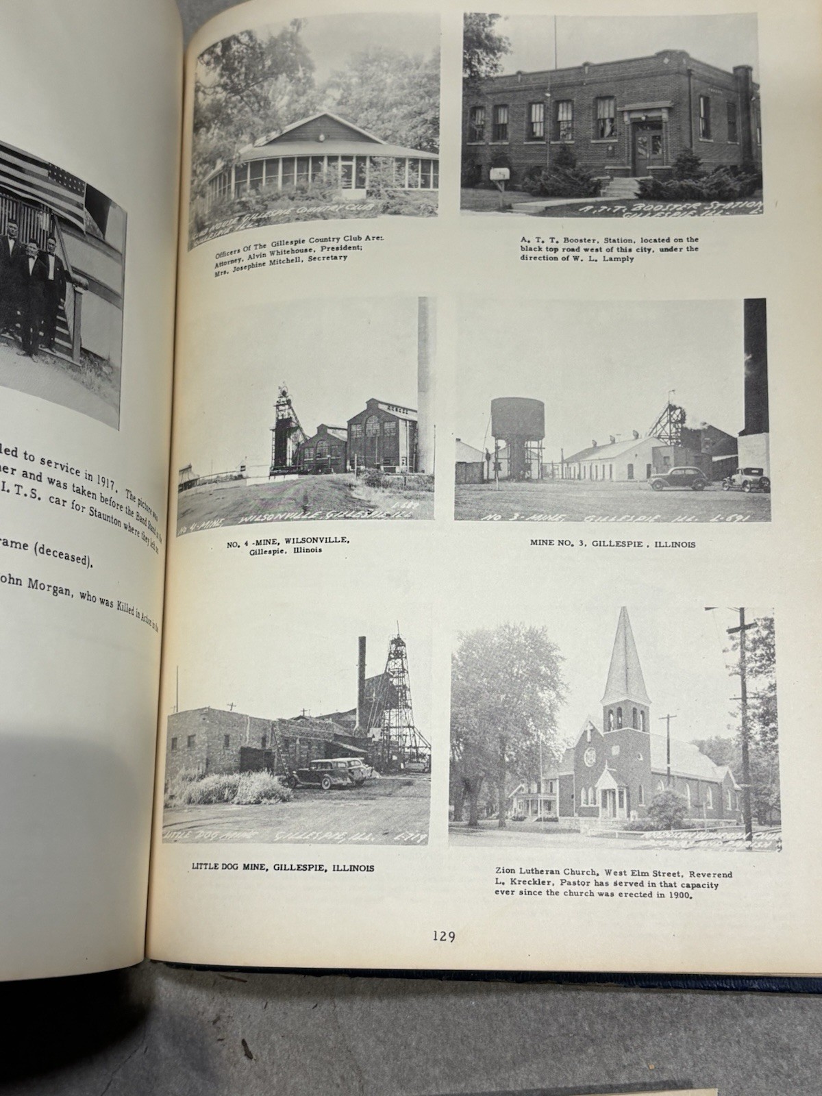 Service Record World War I & II Gillespie Illinois