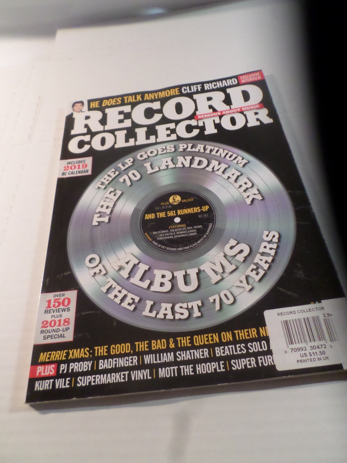 Lot of 4 Record Collector Magazine: 514 – 481 – 487 – 500