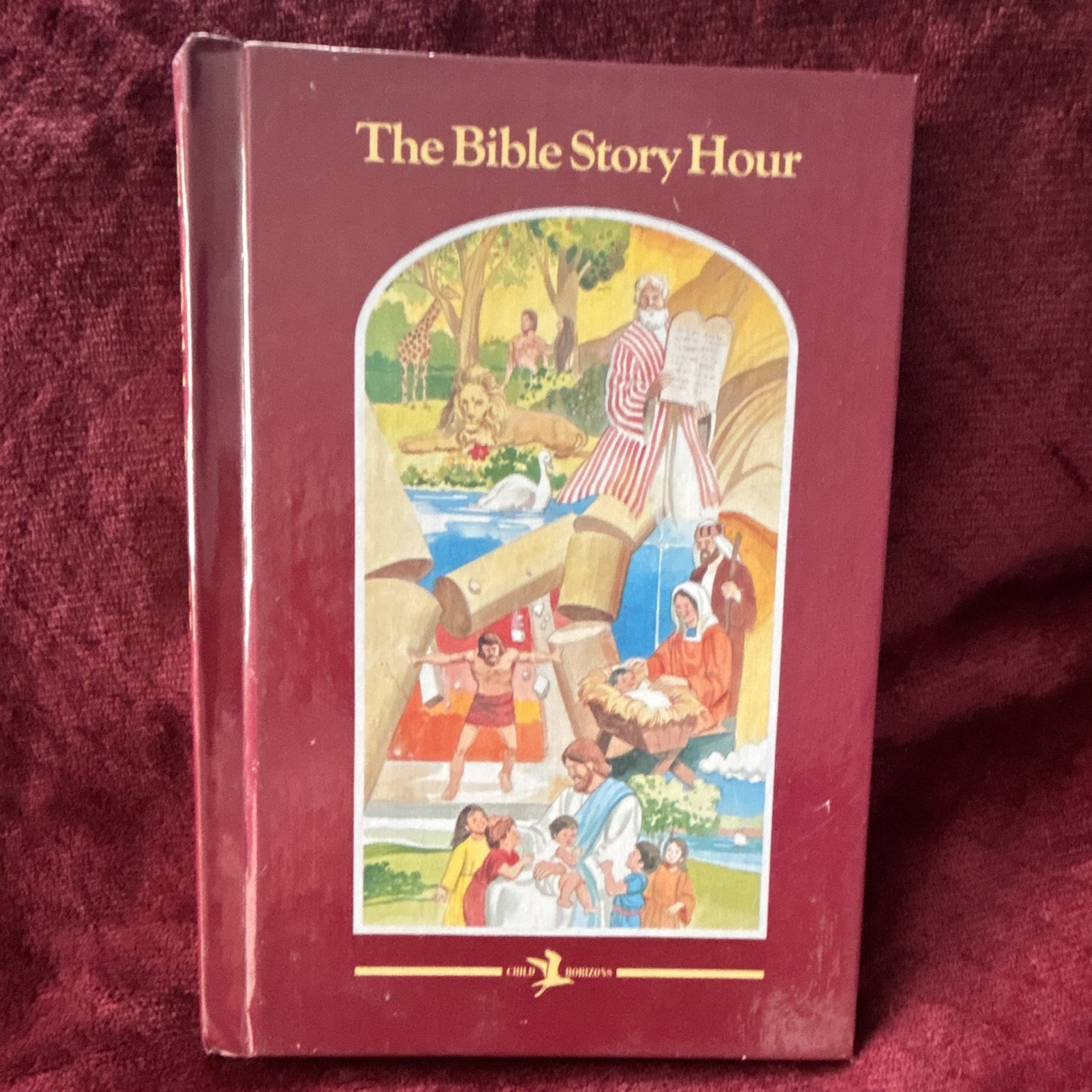 The Bible Story Hour Louisa M. Johnston Hardcover Illustrated Ferguson Pub Co
