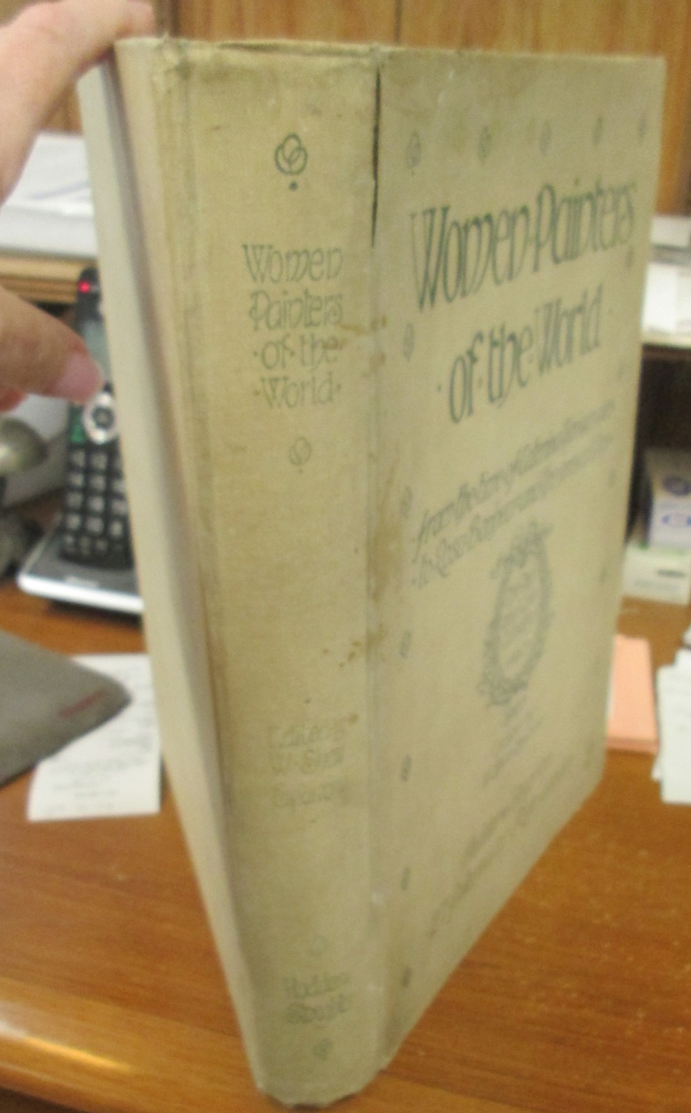 Women Painters Of The World Book 1905 W Shaw Sparrow gold gilded pages 332 pgs