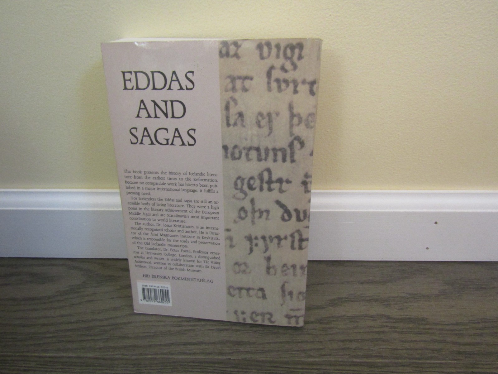 Eddas And Sagas by Jonas Kristjansson, Third Ed., RARE Icelandic Medieval Lit