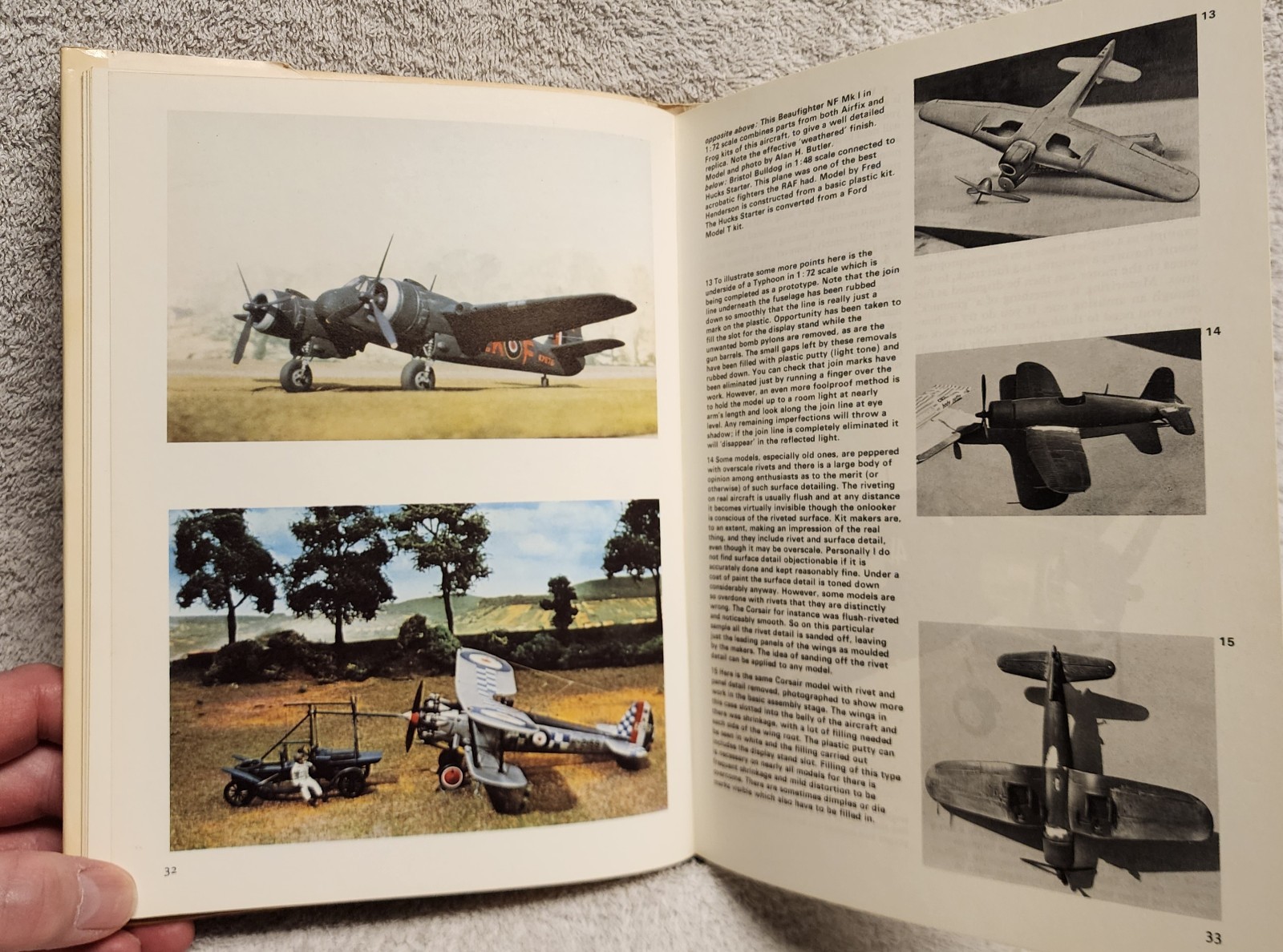 How to Make Model Aircraft by Chris Ellis 1974 Hardcover HCDJ Arco Great Britain