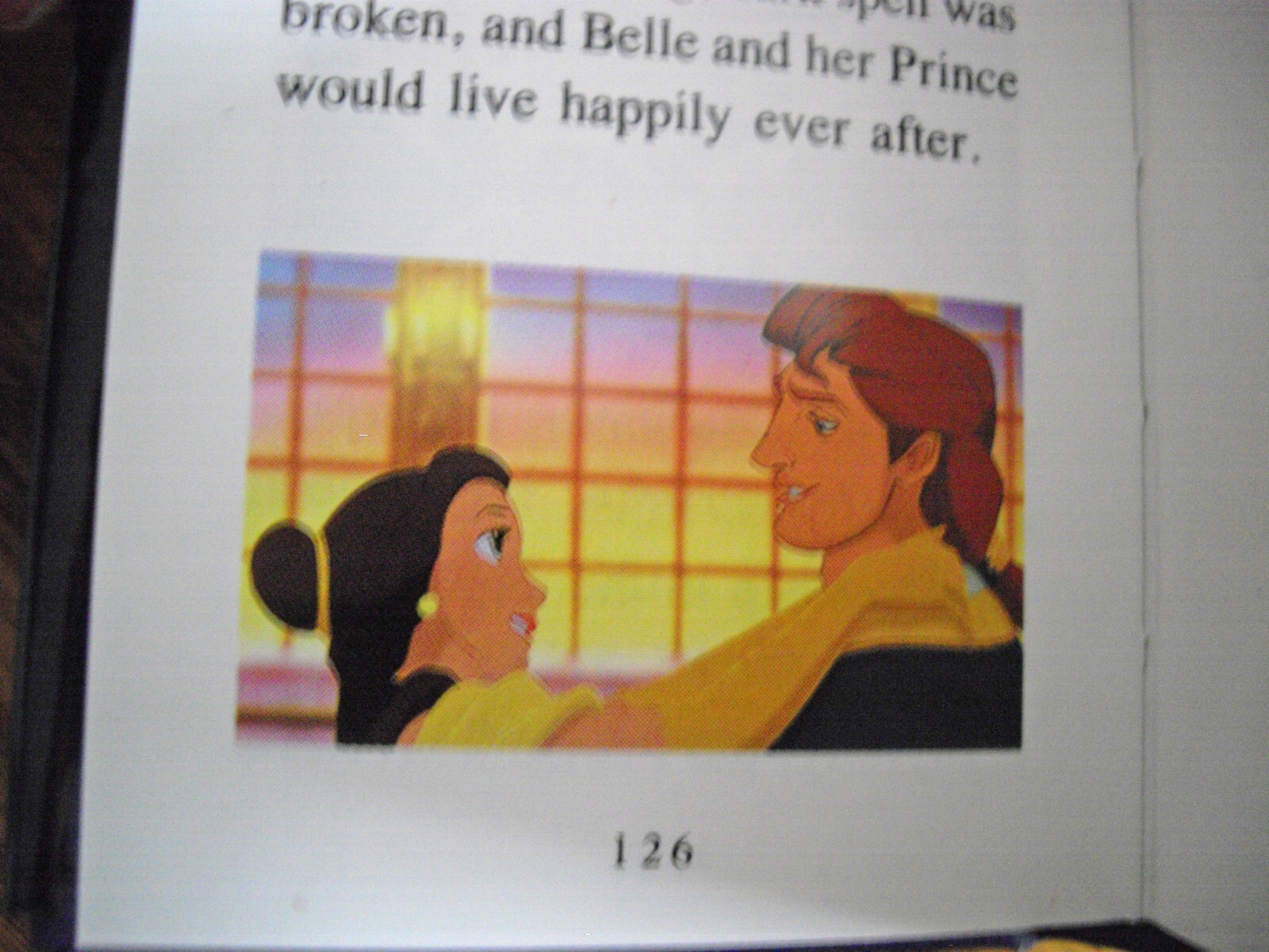 Disney Beauty and the Beast Miniature Hardback 3 1/4″ Book ~