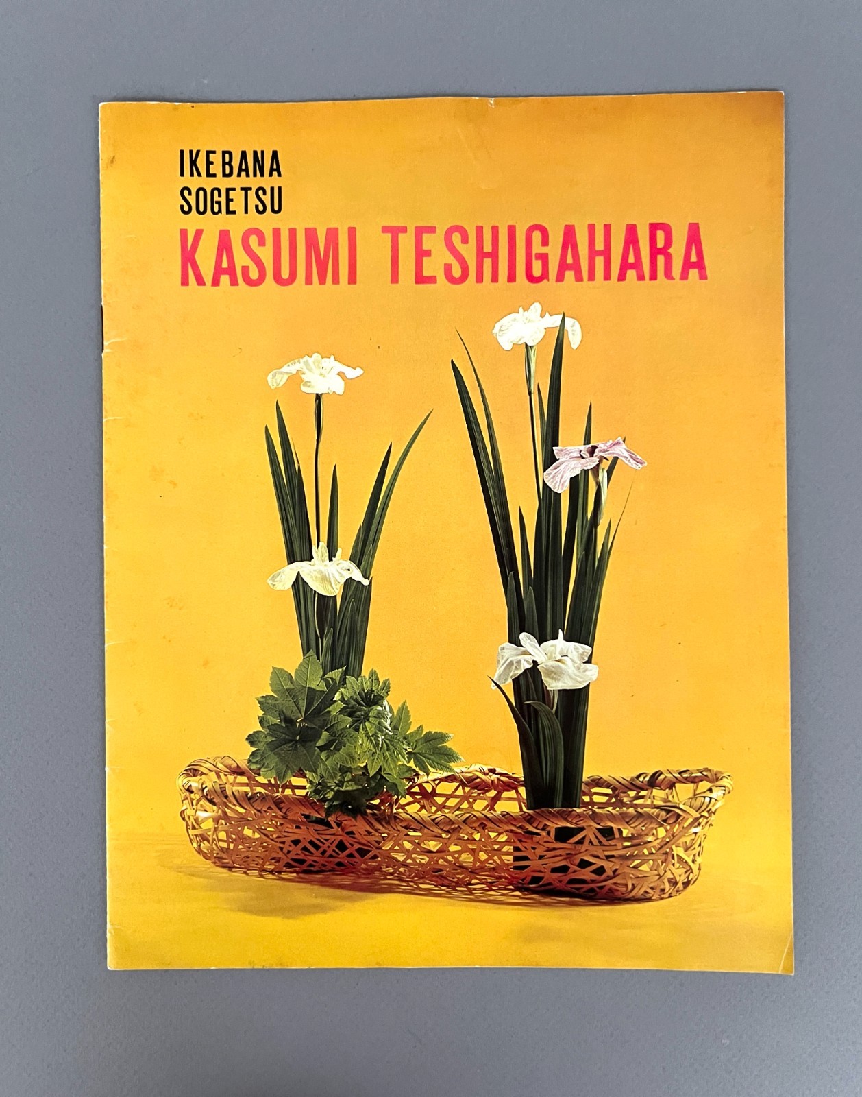 JAPANESE IKEBANA SOGETSU Booklet KASUMI TESHIGAHARA Flower Arrangement 1970s