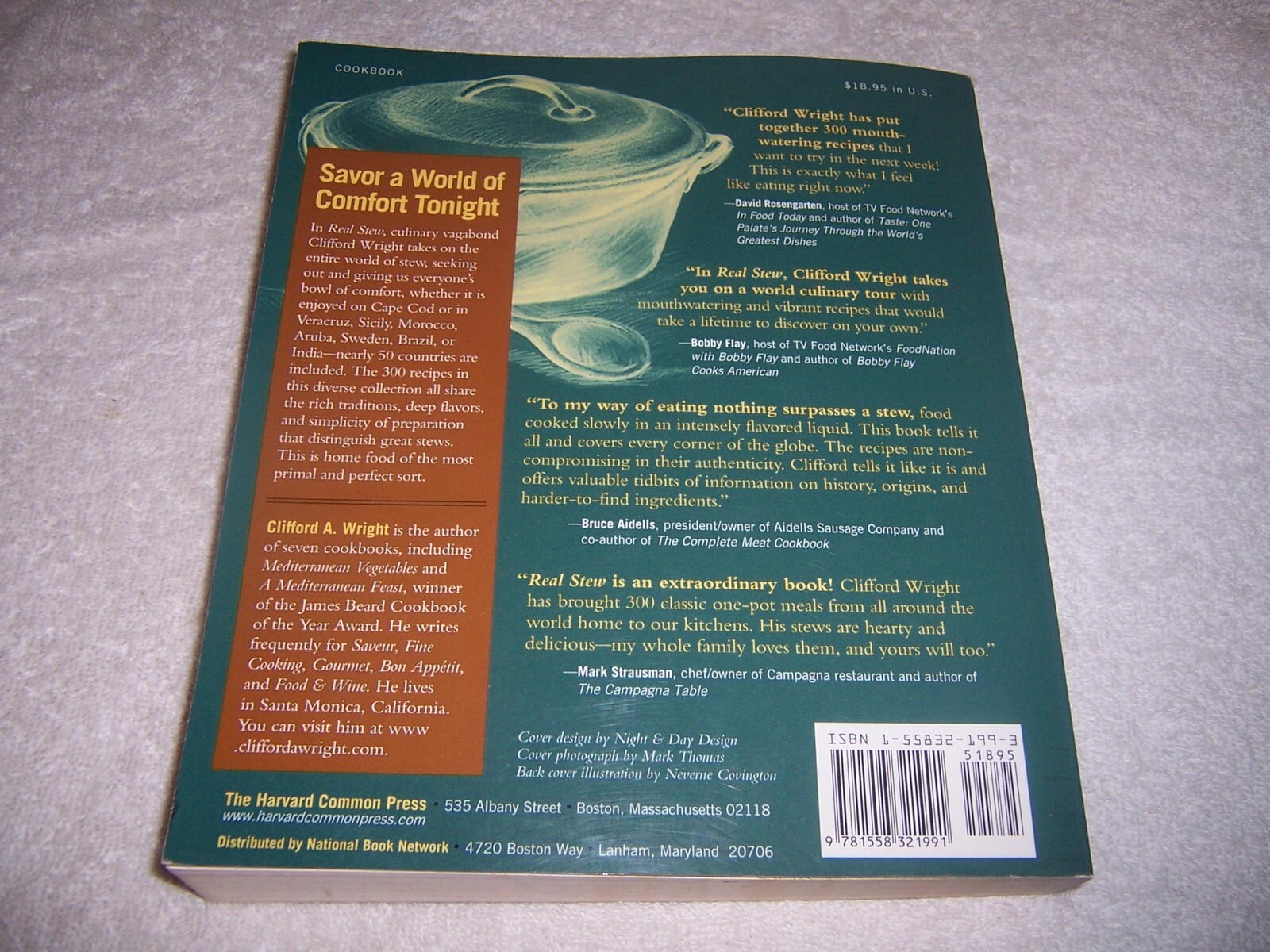 Real Stew 300 Recipes for Authentic Home-Cooked Cassoulet, Gumbo, Chili Wright p
