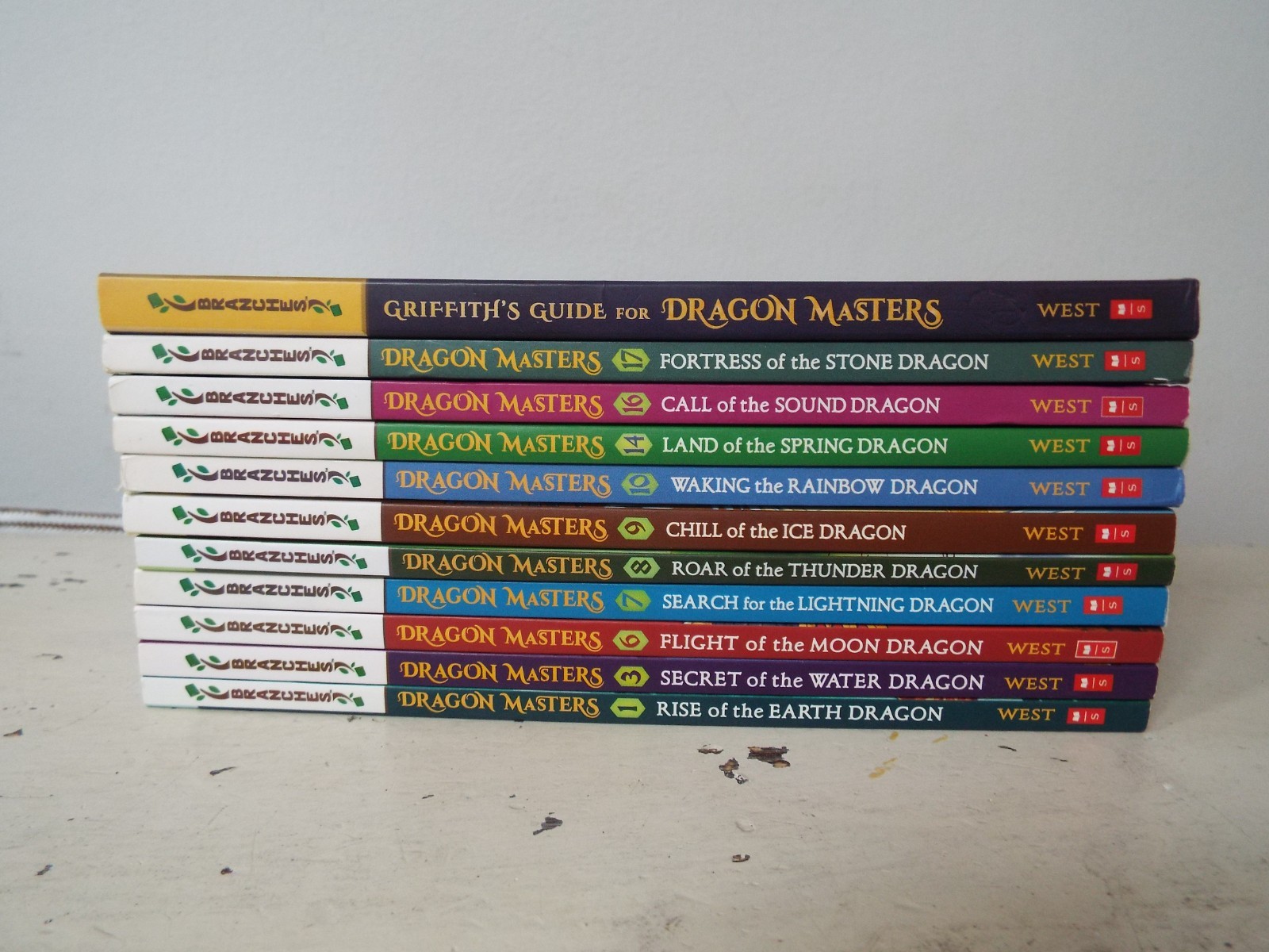 Lot 11 Dragon Masters Series Scholastic Branches Books by Tracey West