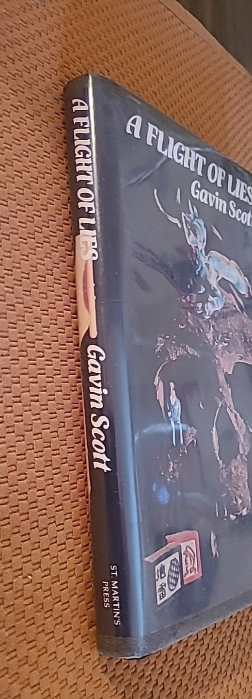 A Flight of Lies by Gavin Scott (1981, Hardcove w/DJr) RARE