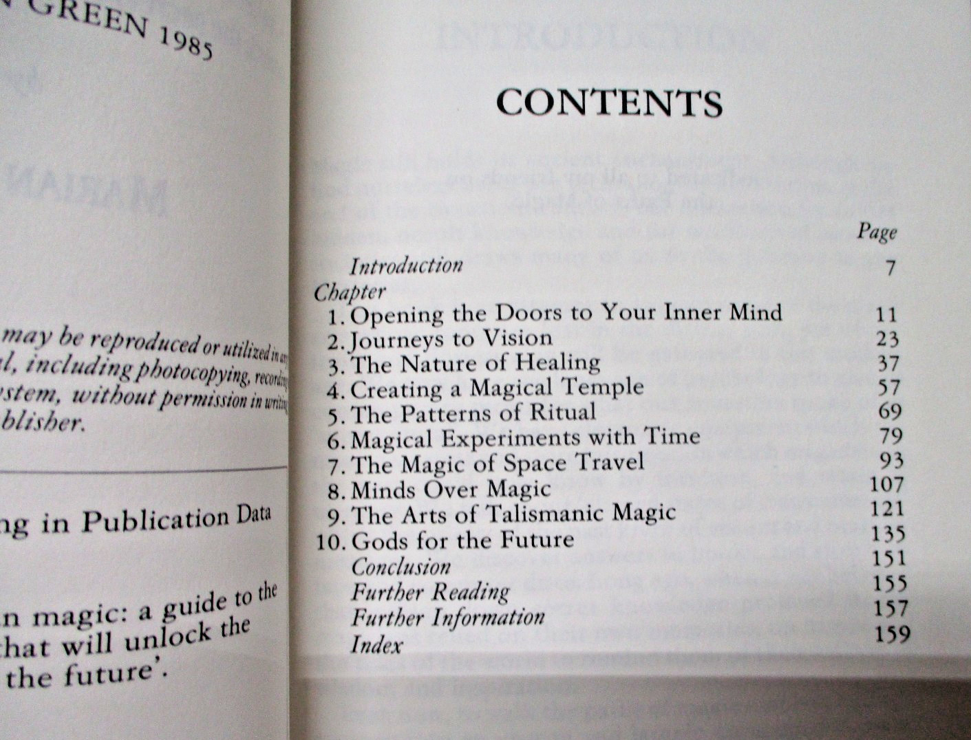 The Gentle Arts of Aquarian Magic, Experiments In, Magic For Age lot by Green