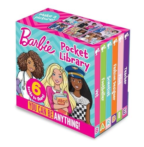 Farshore Barbie Pocket Library. by Barbie (Board book)
