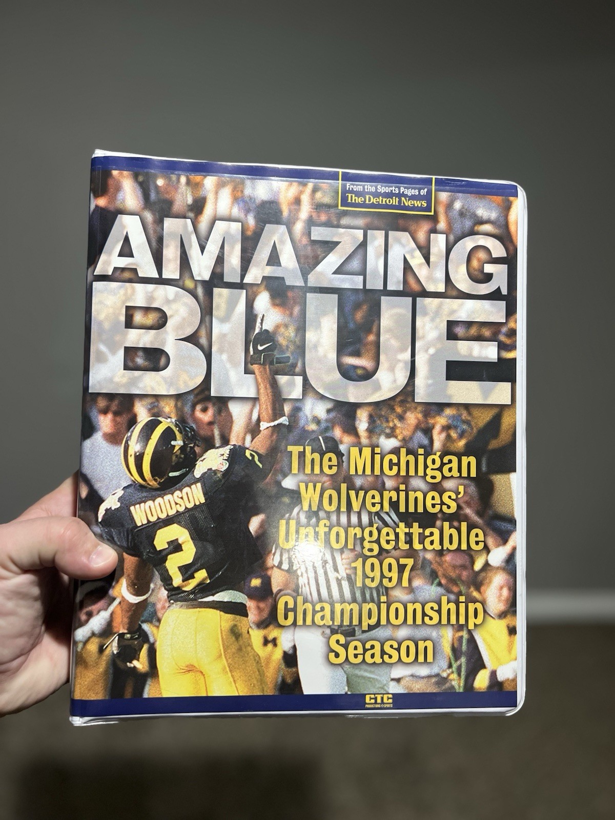 Amazing Blue: Michigan’s 1997 Championship Season VHS Tape & Book Set