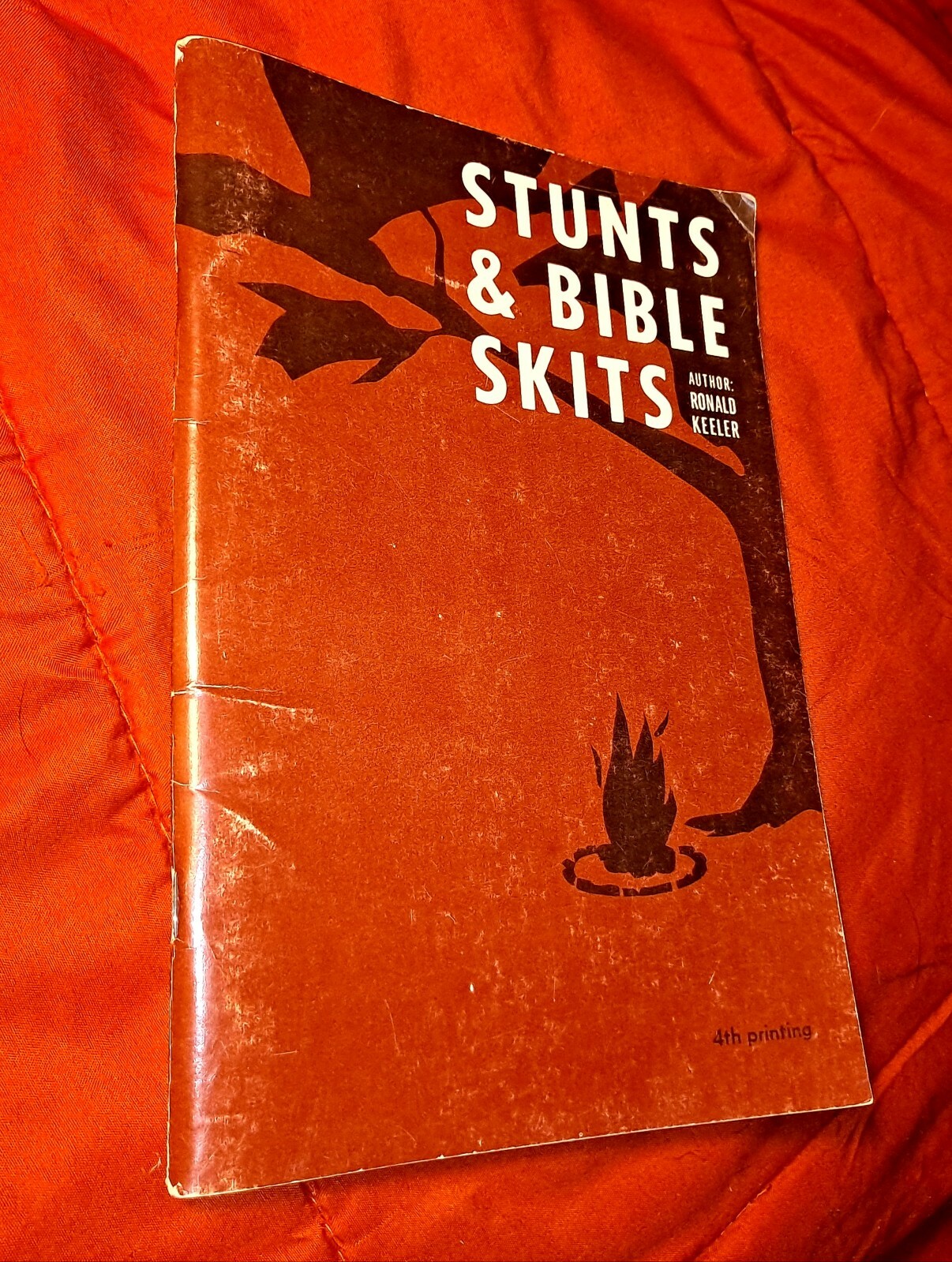 Stunts & Bible Skits by Ronald Keeler, 1961 (4th Printing), original $1.25 price