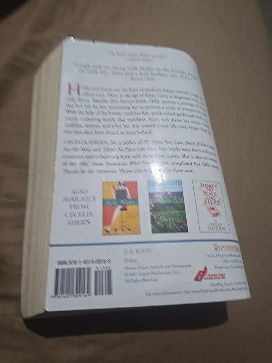 P.S. I Love You Softcover Book By Cecelia Ahern – Movie Cover
