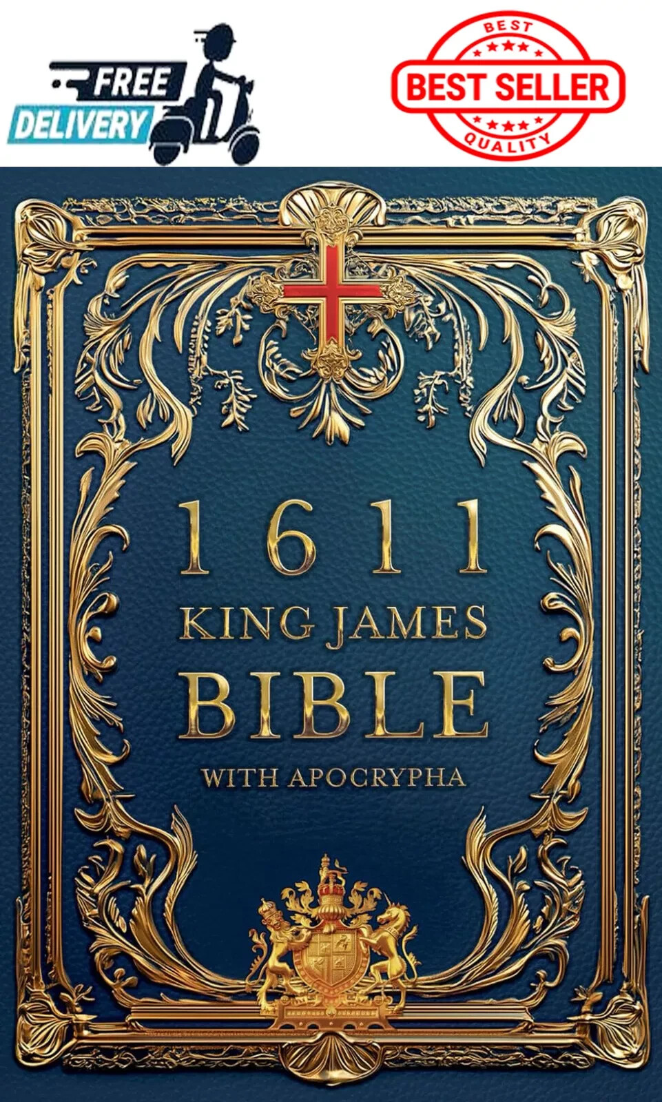 1611 King James Bible with Apocrypha: Authentic Text with Updated Spelling