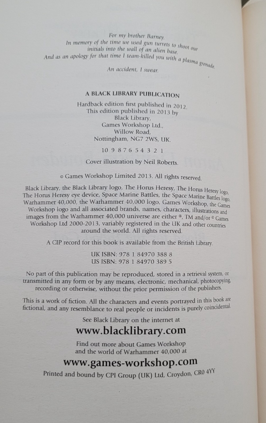 The Horus Heresy BETRAYER Blood for the Blood God 9781849703895 1849703892