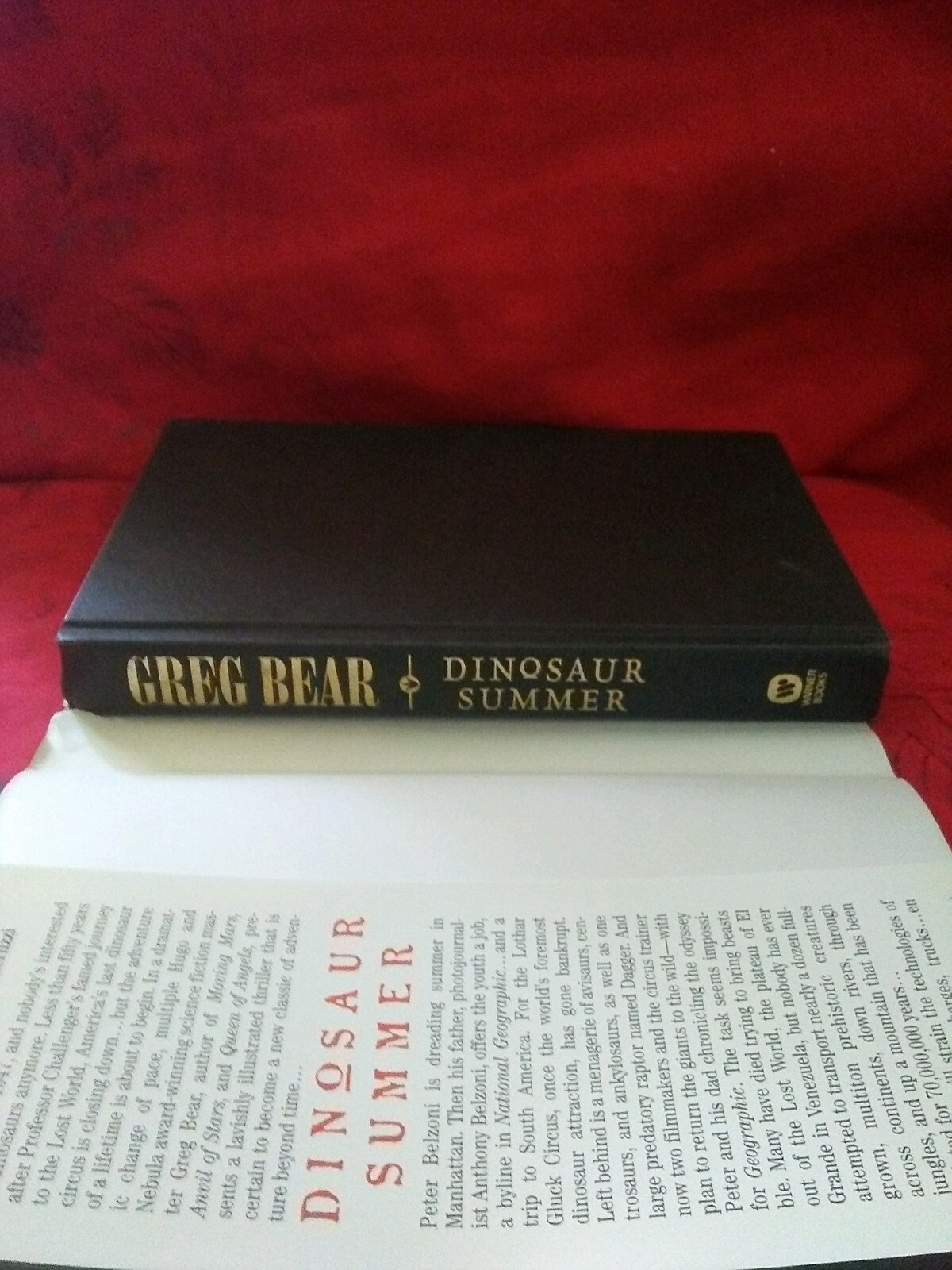 Dinosaur Summer – A Novel: Greg Bear-1998 SF/Fantasy Novel BCE HCDJ