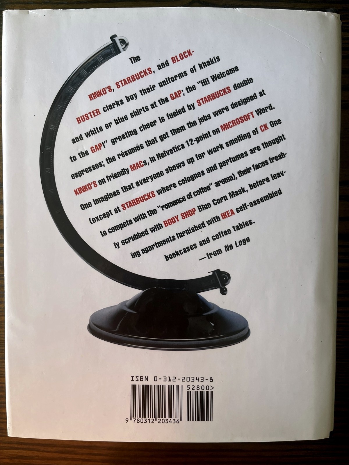 No Logo : Taking Aim at the Brand Bullies by Naomi Klein (2000, Hardcover) :VG