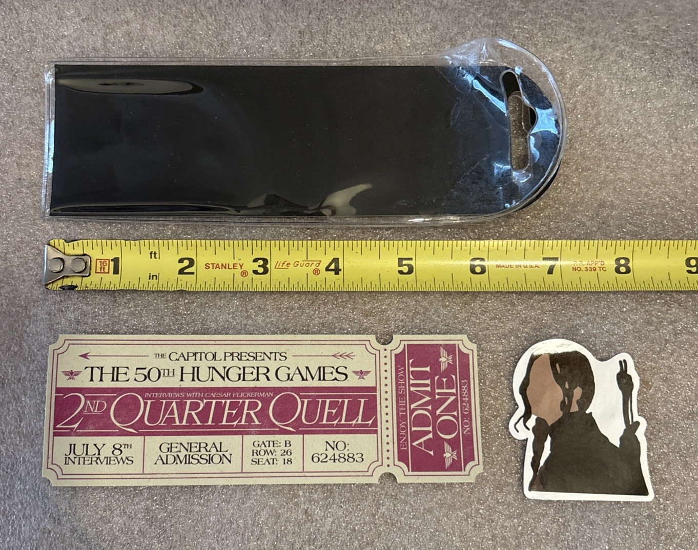 The Hunger Games: Enjoy the Show Bookmark In Original Sleeve And Sticker