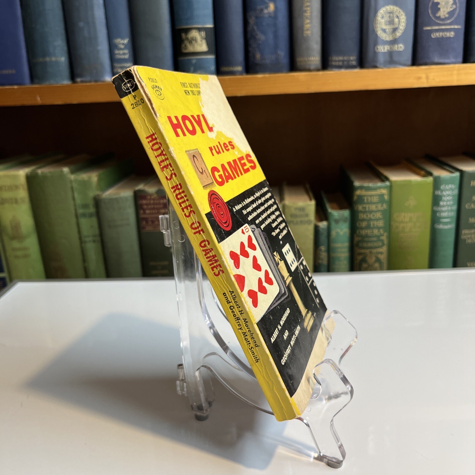 1963 Hoyle’s Rules Of Games by Albert H. Morehead and Geoffrey Mott-Smith Book