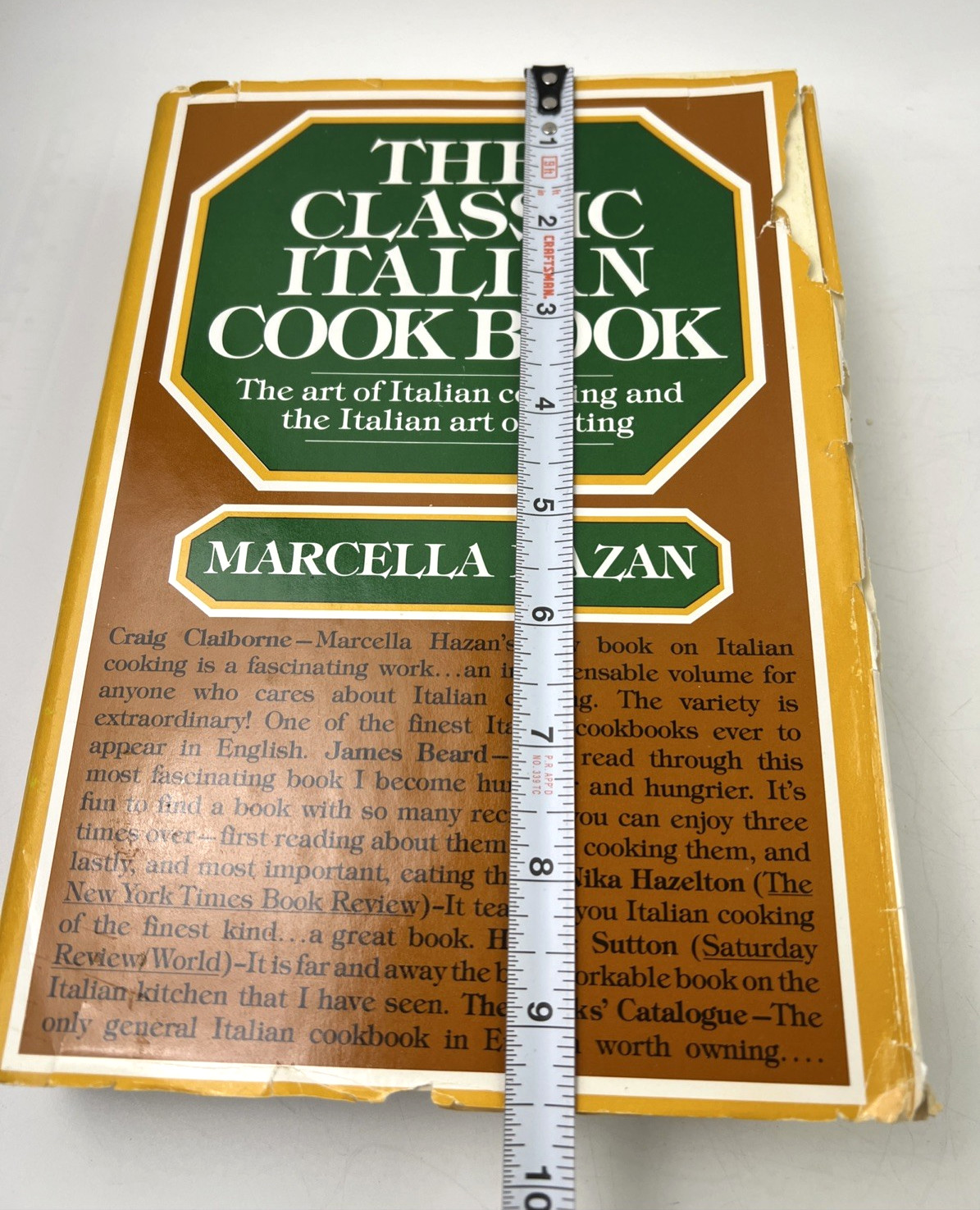 THE CLASSIC ITALIAN COOK BOOK Marcella Hazan Art Of Cooking And Eating 1980