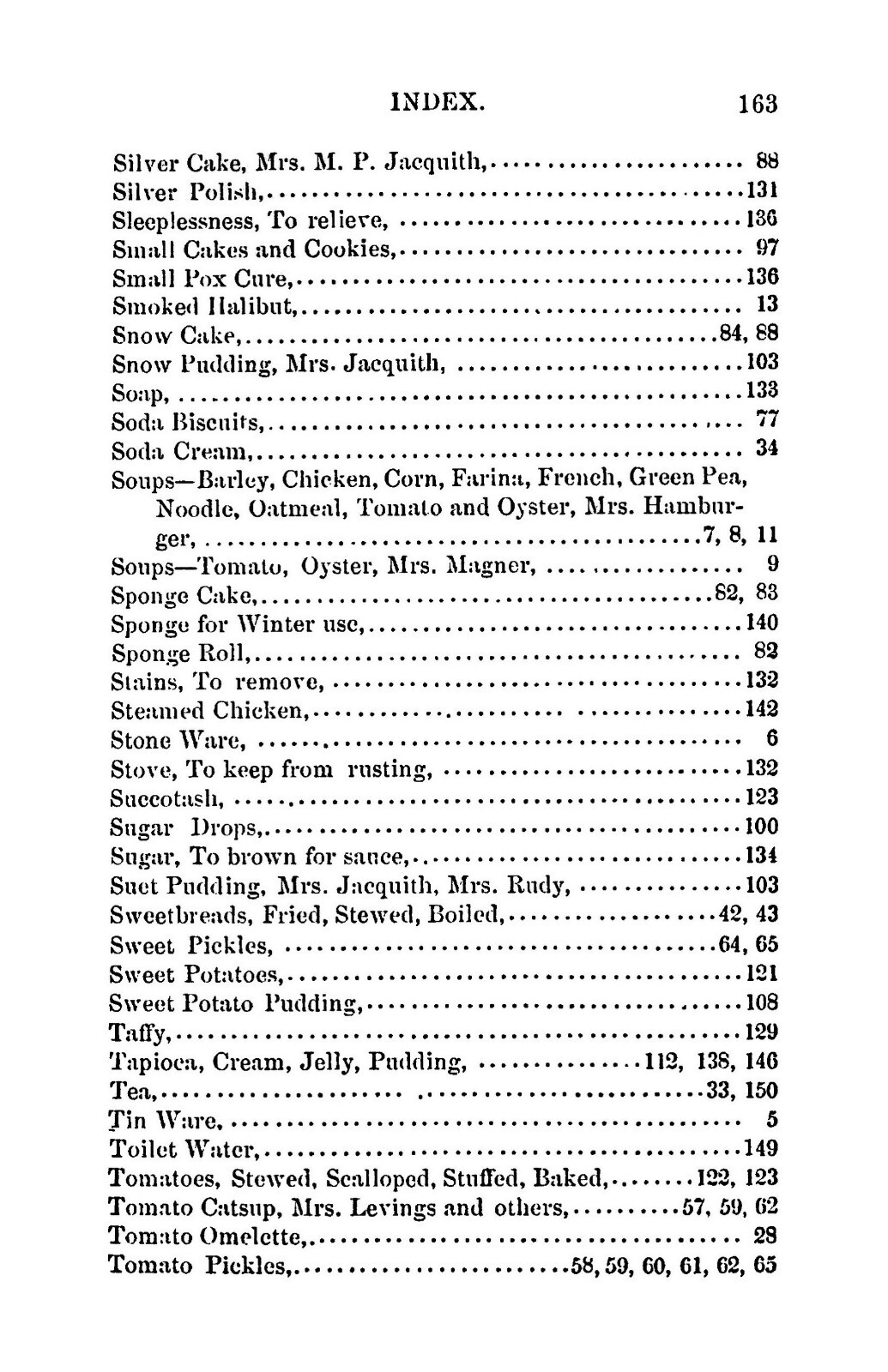 “1881” The Illinois Vintage Cook Book 164 Pages