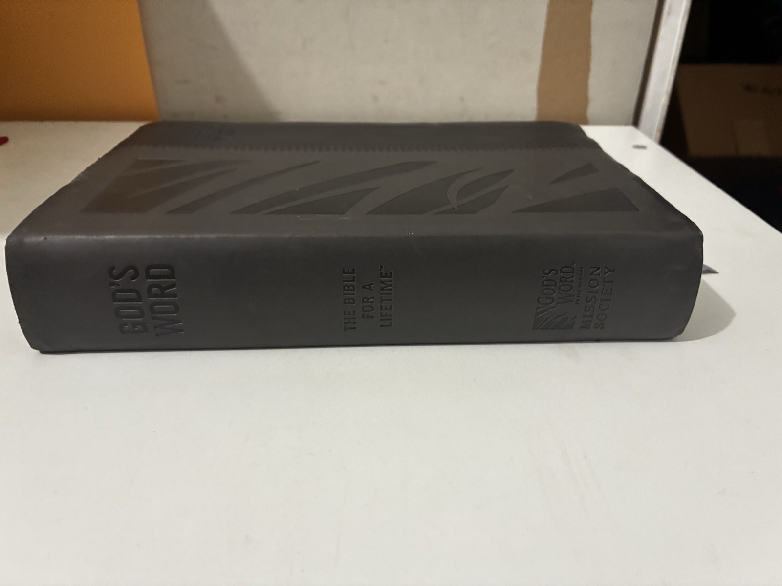 God’s Word Translation Deluxe Large Print Bible Gray Imitation Leather