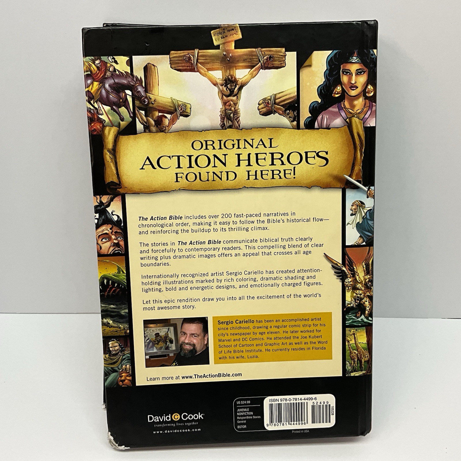 The Action Bible – God’s Redemptive Story – Hardcover GN – Sergio Cariello FS