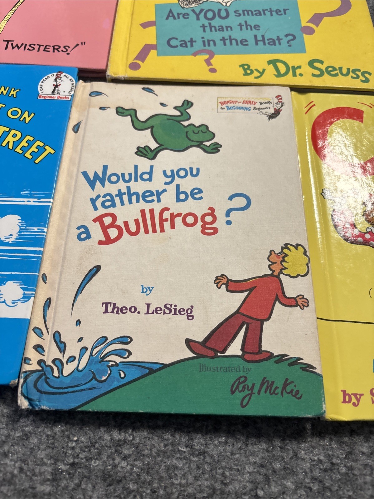 Lot of 16 Vintage Dr Suess Books I Can Read All By Myself Bright Early Beginning