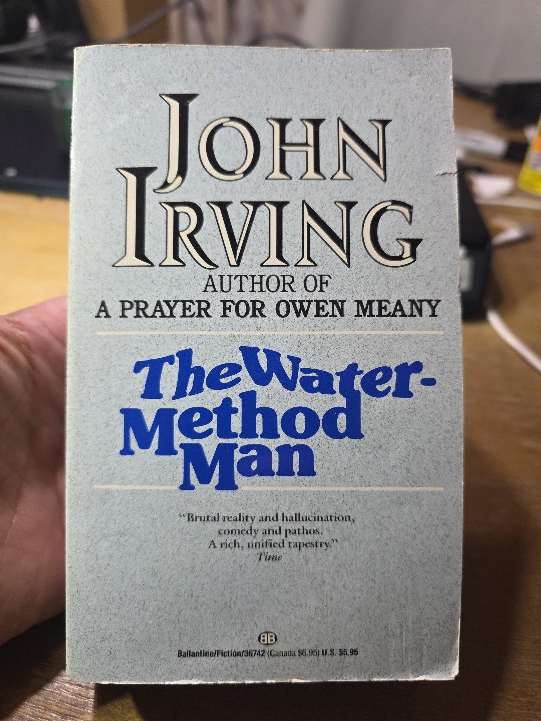 Water-Method Man, John Irving, 1990, Mass Market