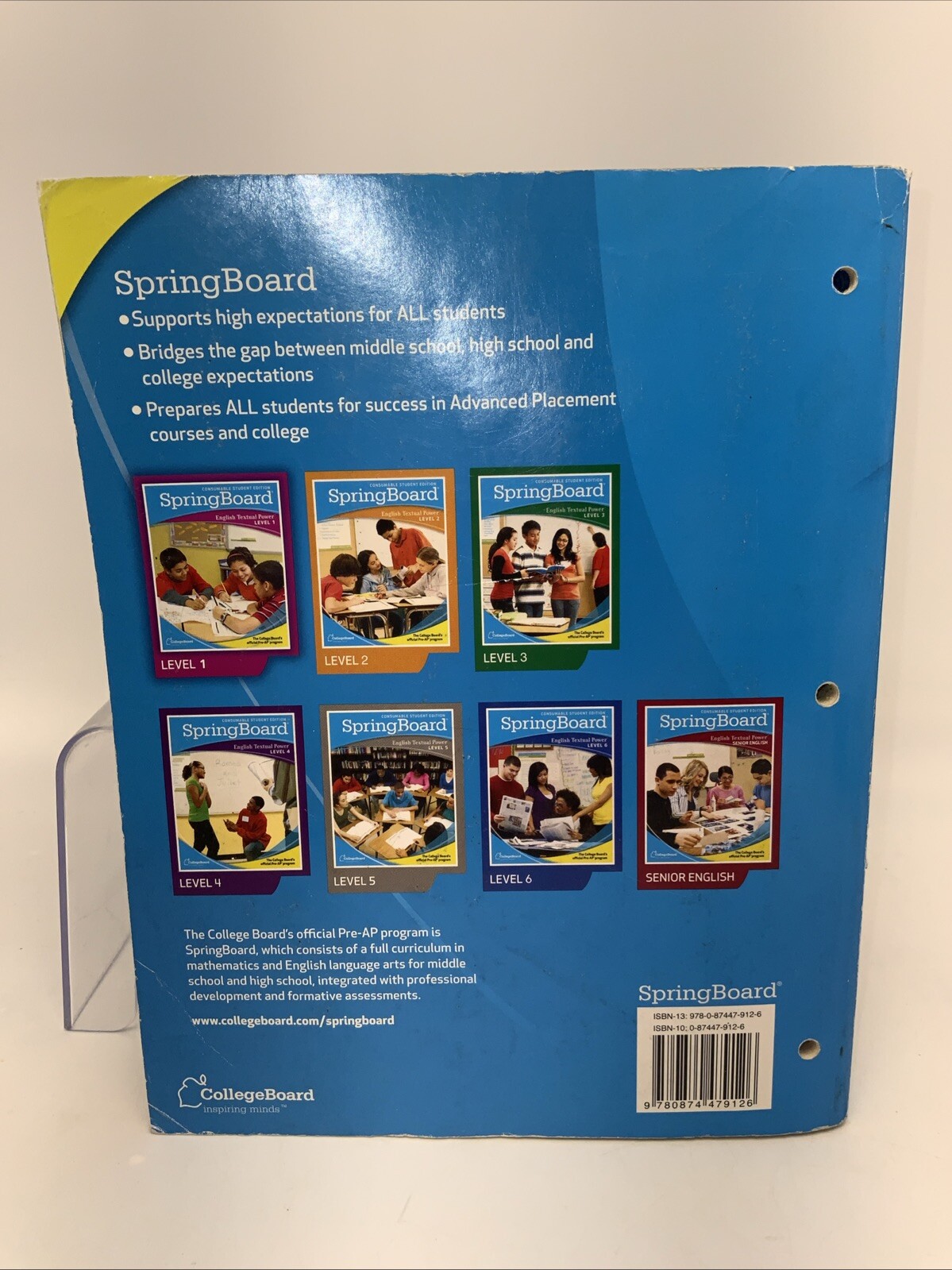 SpringBoard English Textual Power Level 1 (The College Board’s official…