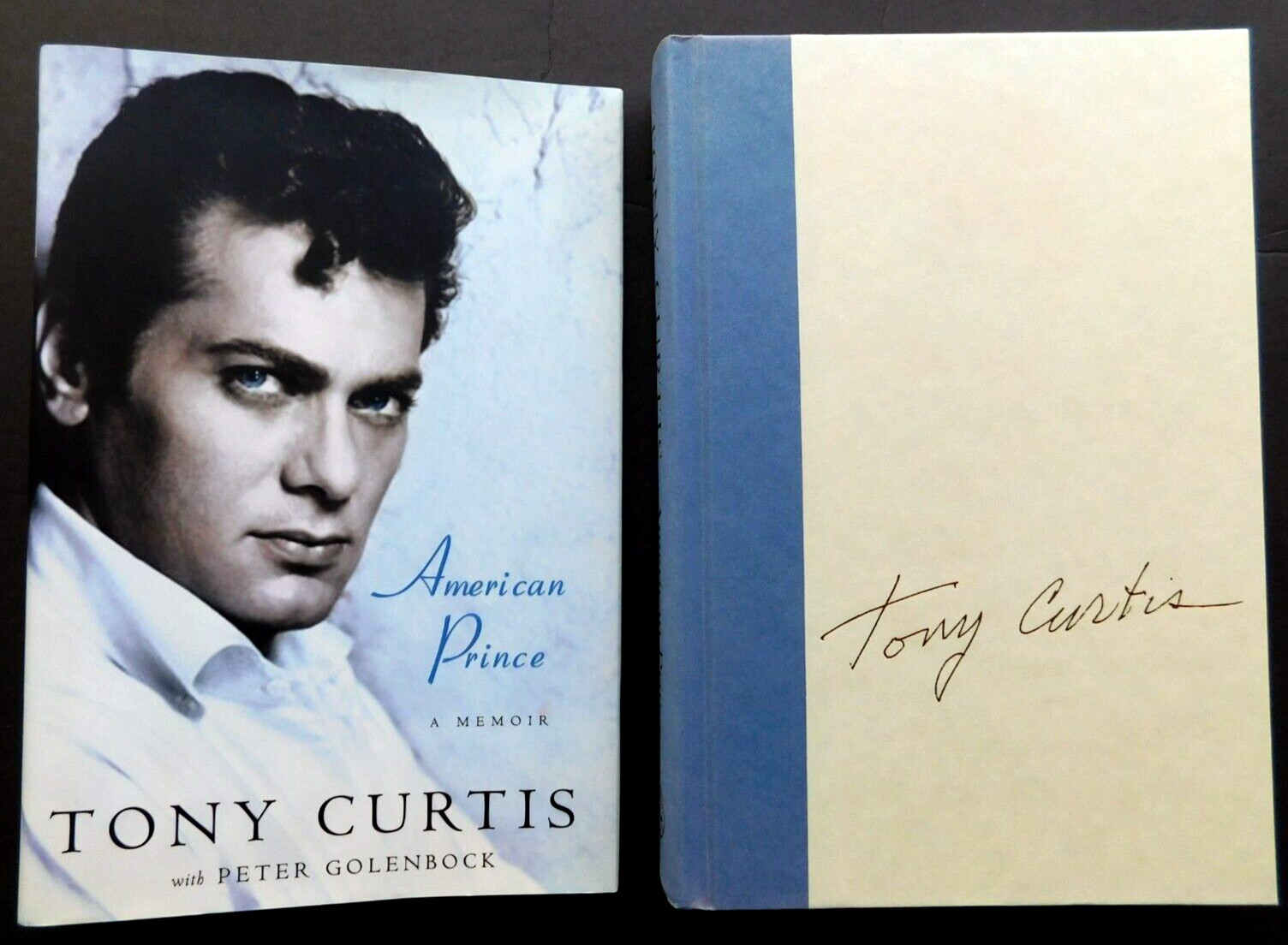 *SIGNED* Hollywood AMERICAN PRINCE A Memoir of actor TONY CURTIS 364 pages HCDJ