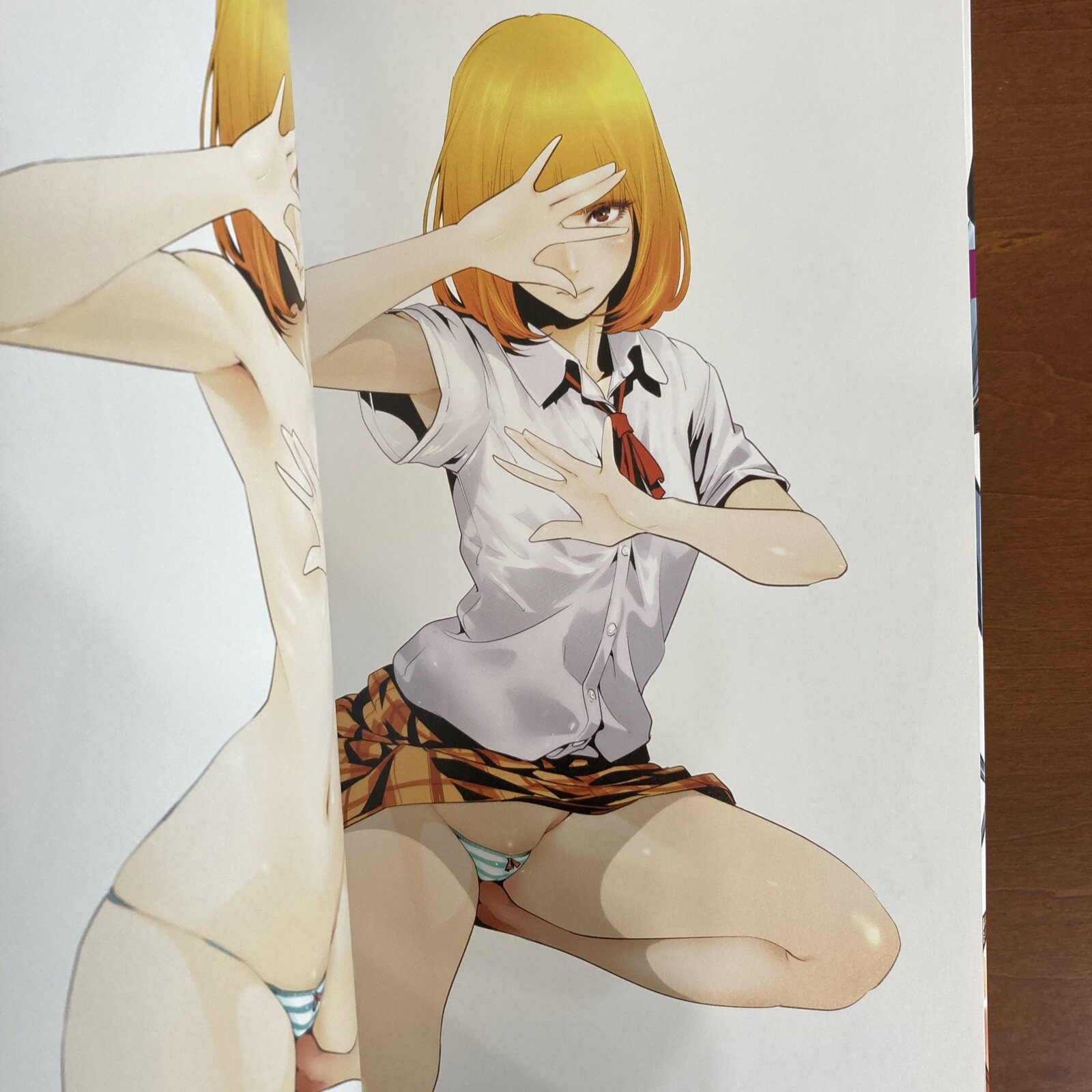 Akira Hiramoto Art Book GAMPUKU Prison School Manga Anime Illustration Design