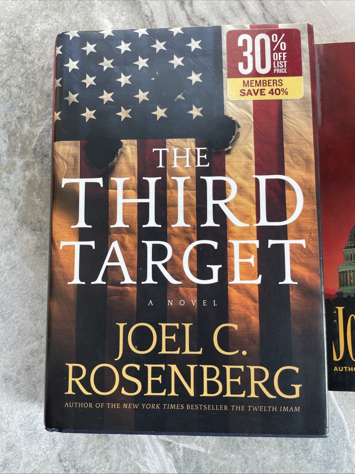 2 Books Joel C. Rosenberg HC PBK The Third Target The Last Jihad Tyndale