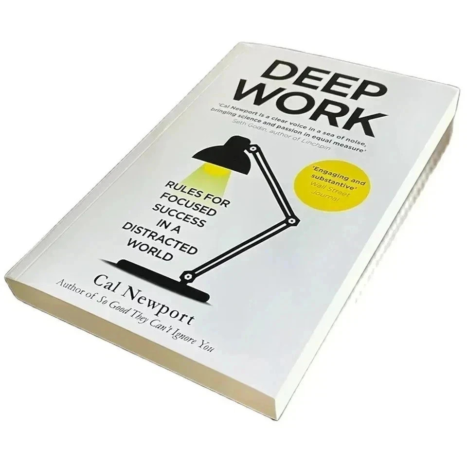 Deep Work English Book By Cal Newport Rules for Focused Success In A DistractedD