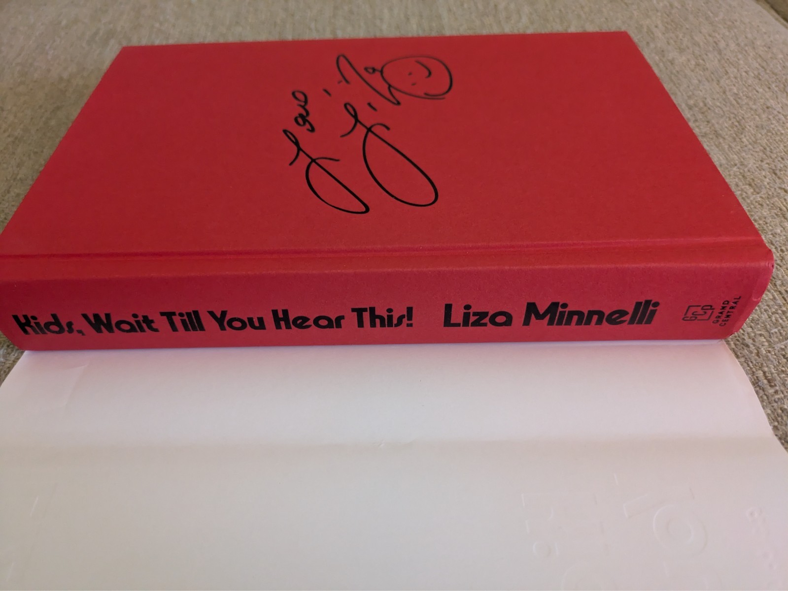 Kids, Wait Till You Hear This! | Liza Minnelli | 2026 Hardcover | HOW GRAND!