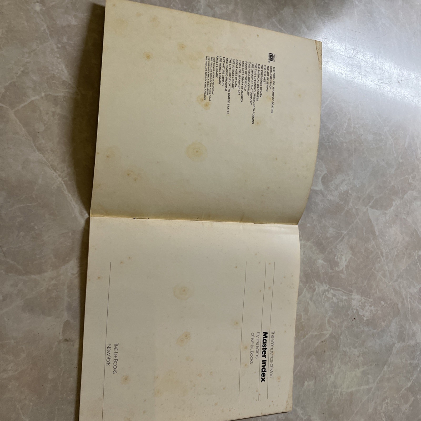 Time Life Books The Emergence Of Man 19 Volumes 1970s + Master Index + Poster