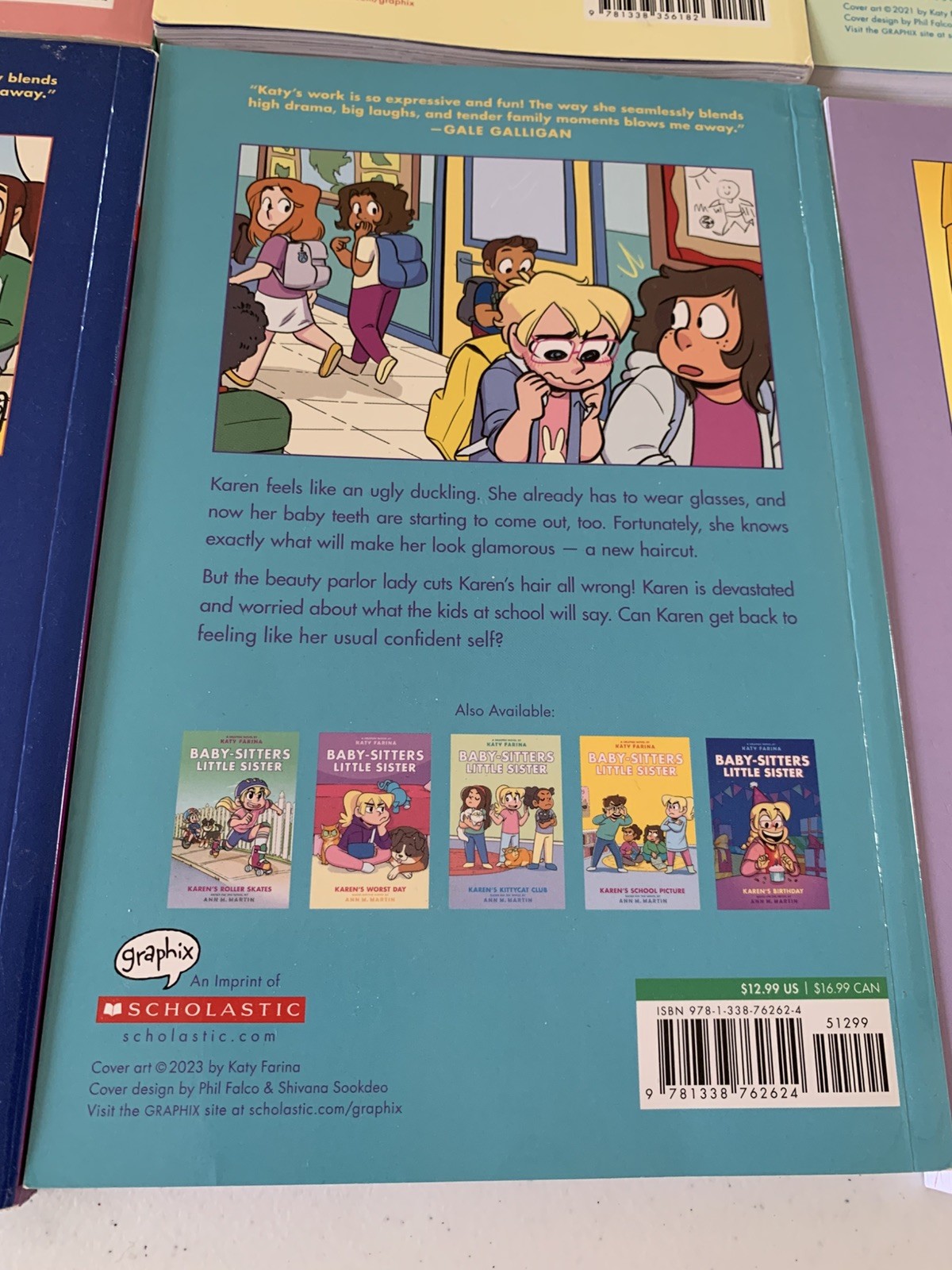 The Baby Sitters Club Little Sisters Books Lot #1-7 + 9 Graphic Novel Paperbacks