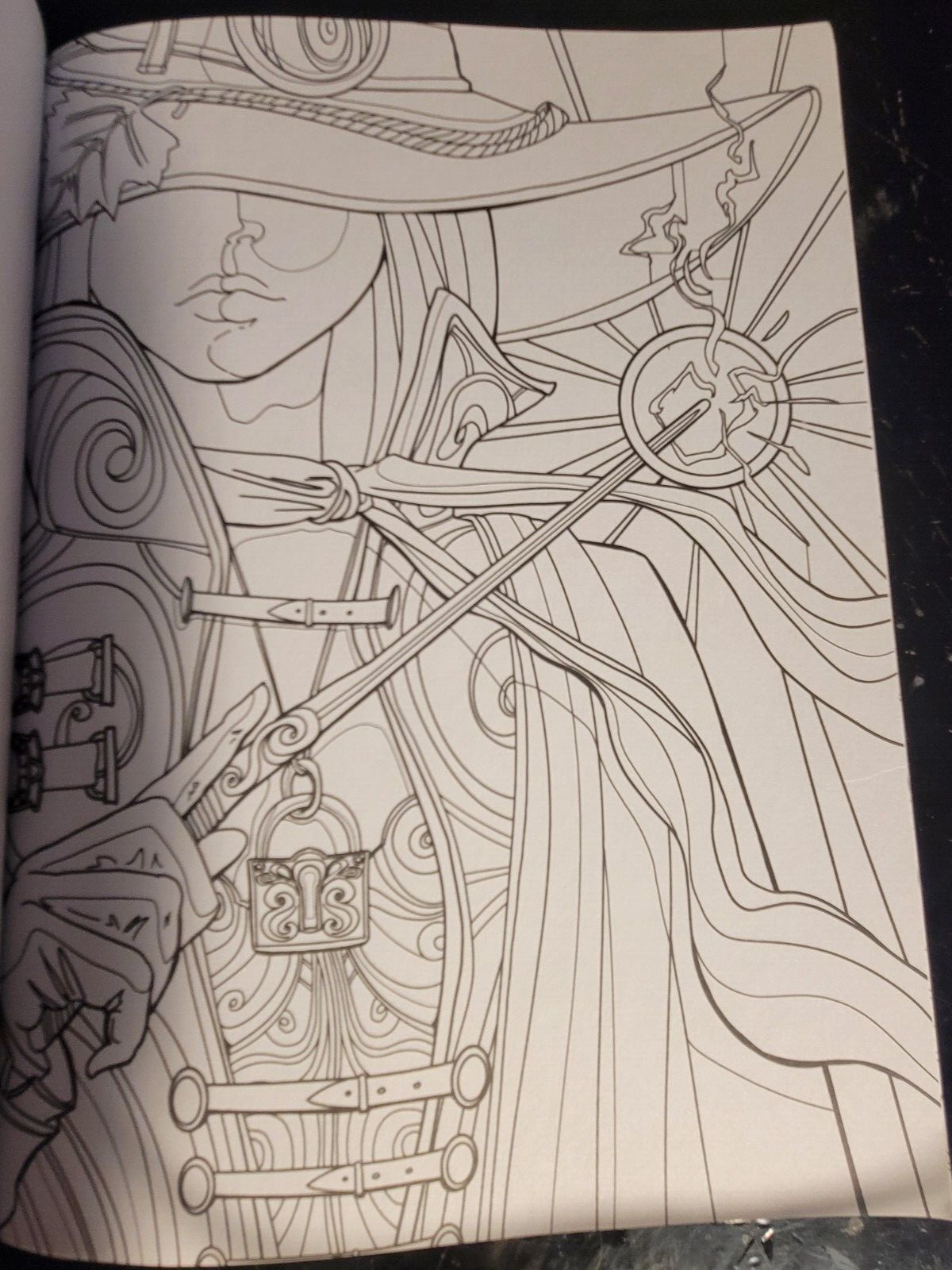 COLORING MYTH & MAGIC Vol 3 Adult Coloring Book With 47 Prints Ready To Frame