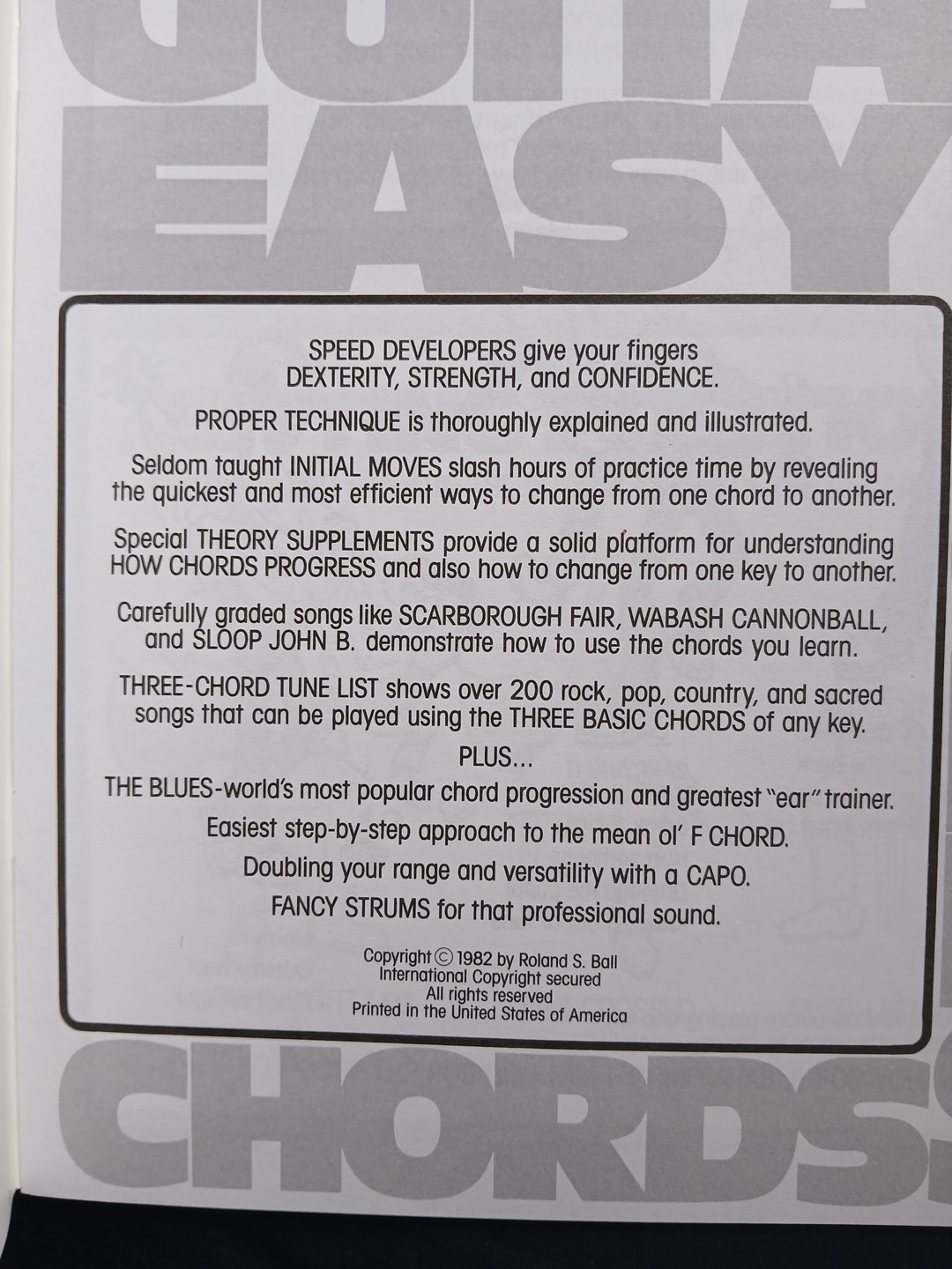 Ernie Ball Getting Started Guitar Chords – Instructional Book BUY MORE & SAVE!