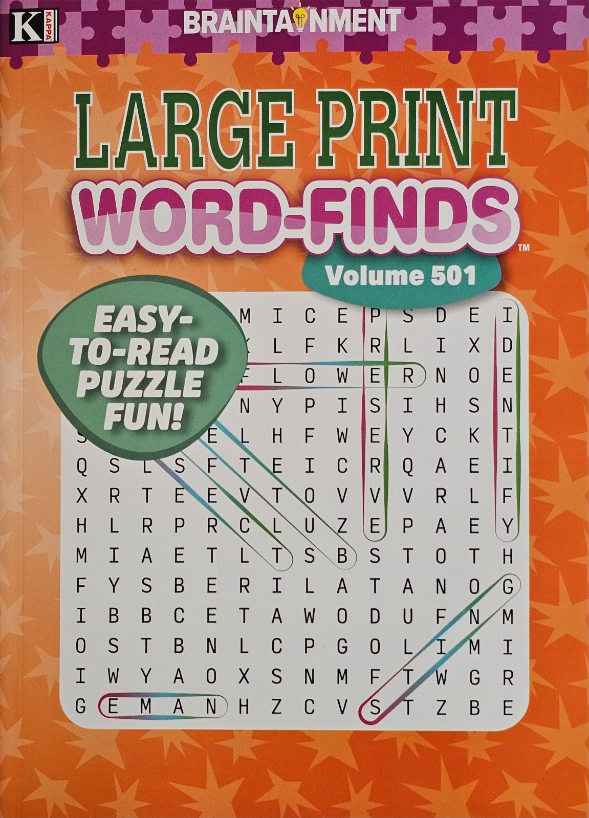 10 New Large Print Word-Finds Puzzle Books Kappa Games Vol#475-502 ~ Search,Hunt