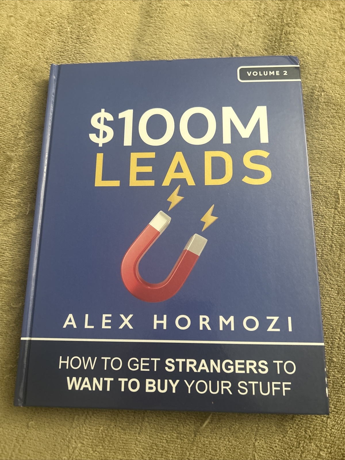 Alex Hormozi Book $100M One Hundred Million Dollar Leads Hardbound – NEW