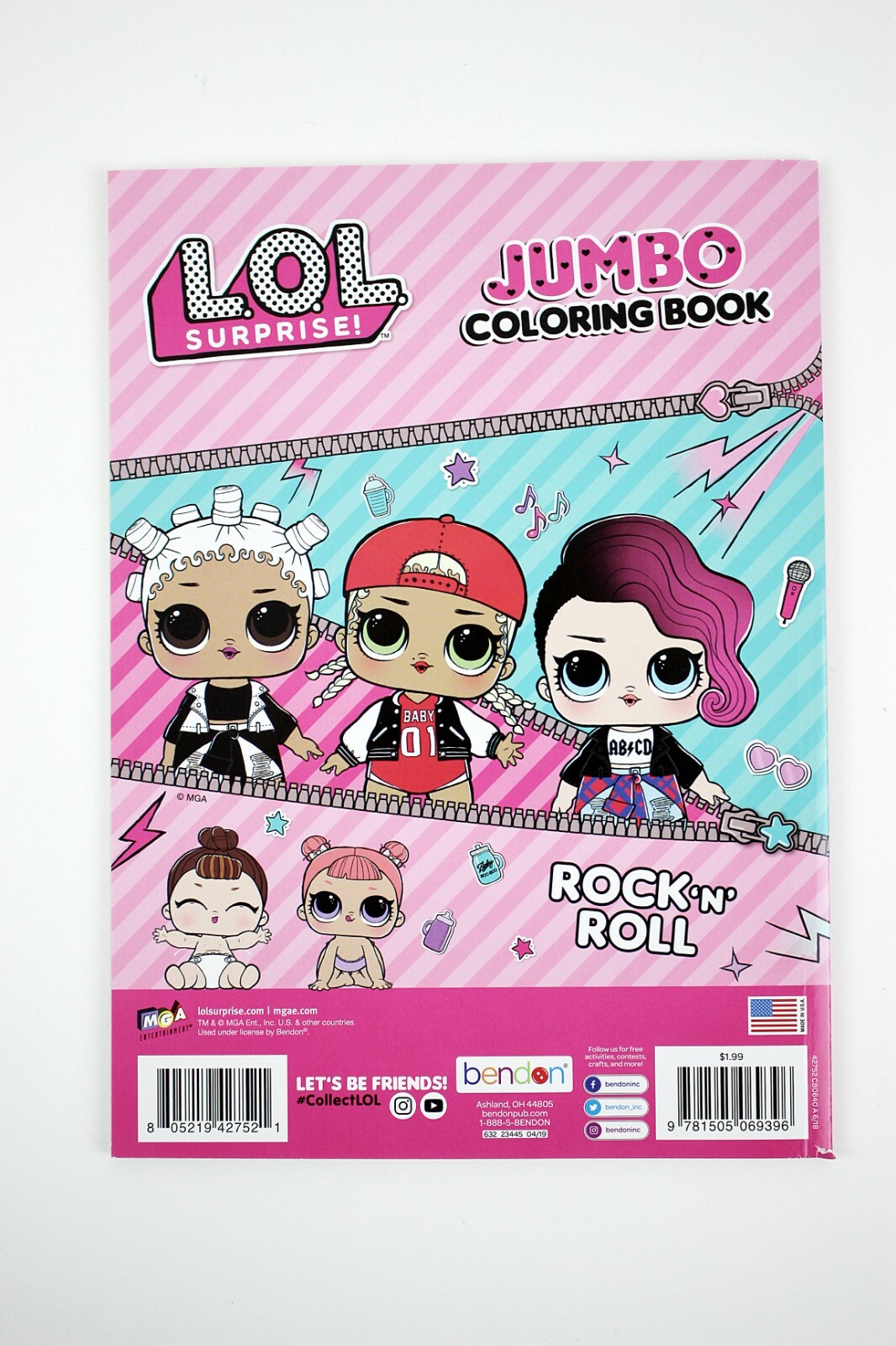 L.O.L. SURPRISE! Jumbo Coloring Book “Rock N Roll”