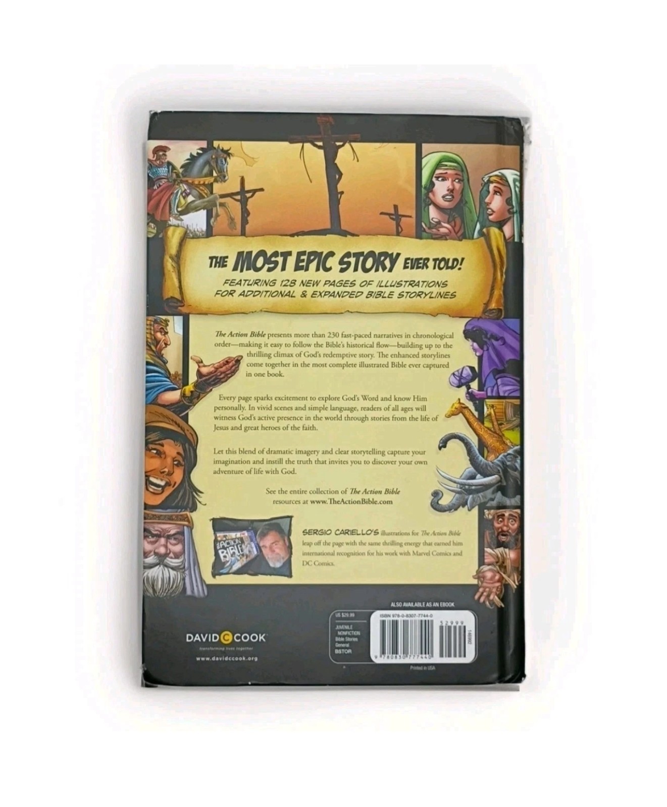 The Action Bible God’s Redemptive Story Illust Sergio Cariello