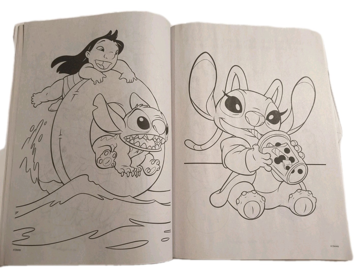 Disney STITCH & ANGEL Jumbo Coloring & Activity Book Tear/Share Pages 🆕🆓 ship!