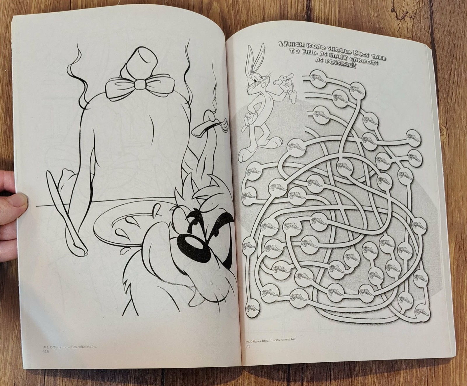 Looney Tunes Coloring and Activity Book – Easy Tear Out Pages – 2017